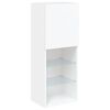 vidaXL 5 Piece TV Wall Units with LED White Engineered Wood