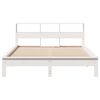 vidaXL Bed Frame without Mattress White 160x200 cm Solid Wood Pine