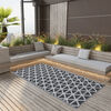 vidaXL Outdoor Carpet ARAKIL Black 80x150 cm PP