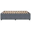 vidaXL Bed Frame without Mattress Dark Grey 140x200 cm Velvet