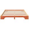 vidaXL Bed Frame Brown 160 x 210 cm Solid Pine Wood