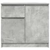 vidaXL Sideboard with Drawer Concrete Grey 71x35x65 cm Engineered Wood