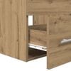 vidaXL Bathroom Furniture Set 2 pcs Artisan Oak Engineered Wood