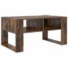 vidaXL Coffee Table Smoked Oak 92 x 53 x 45 cm Engineered Wood