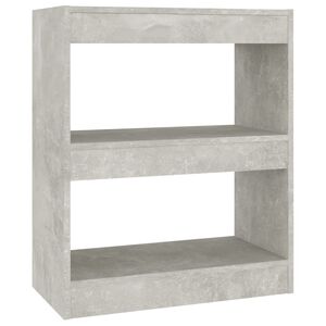 vidaXL Book Cabinet | Concrete Grey | Engineered wood | Medium | Book Cabinet