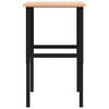 vidaXL Workbench 100x60x(71.5-98) cm Solid Wood Beech Rectangular
