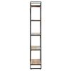 vidaXL 5-Tier Bookcase 140x30x180 cm Solid Reclaimed Wood
