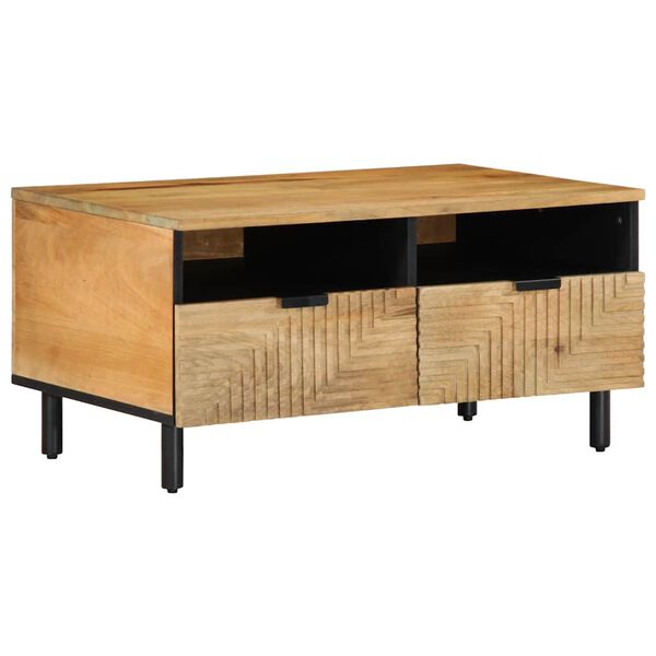 vidaXL Coffee Table Brown 80x54x40 cm Solid Wood Mango