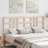 vidaXL Bed Headboard 166x4x100 cm Solid Wood Pine