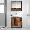 vidaXL Bathroom Sink Cabinet Old Wood 65 x 33 x 60 cm Engineered wood