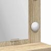 vidaXL Dressing Table Sonoma Oak 75.5 x 41 x 135 cm Engineered Wood