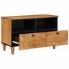 vidaXL TV Units with Shelf Light Brown 70 x 33 x 46 cm Engineered wood
