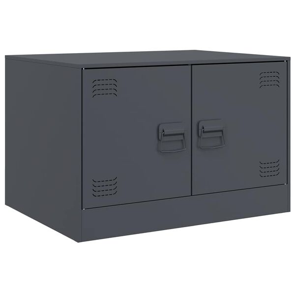 vidaXL Coffee Table Anthracite 67x50x44 cm Steel