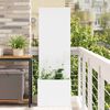 vidaXL Garden Privacy Screen White 50 x 140 cm Cold-rolled steel