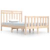 vidaXL Bed Frame without Mattress 120x190 cm Small Double Solid Wood