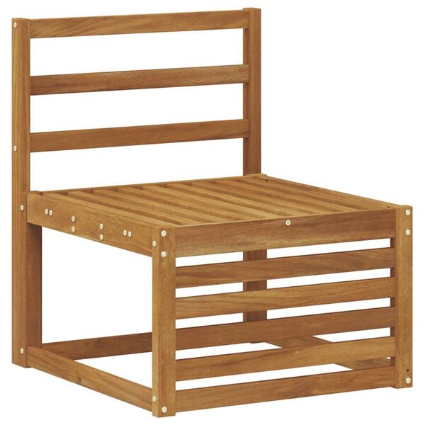 vidaXL Outdoor Sofa Set 5 Piece Natural Solid Acacia Wood