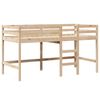 vidaXL Loft Bed with Ladder and Roof without Mattress 80x200 cm