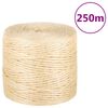 vidaXL Rope 100% Sisal 4 mm 250 m
