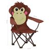 vidaXL Kids' Garden Chairs 2 pcs Brown Fabric