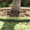 vidaxl Lawn Edge Silver 1000 x 20 x 0.03 cm Galvanized Steel
