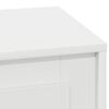 vidaXL Bedside Cabinet 2 pcs White 44 x 34.5 x 45 cm Engineered Wood
