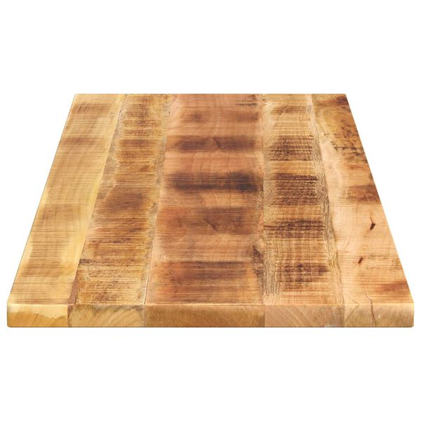 vidaXL Table Top 160x50x3.8 cm Rectangular Solid Wood Rough Mango
