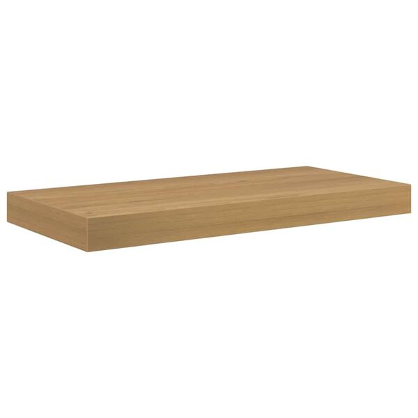 vidaXL Wall Shelf Wall-mounted Brown 50 x 23 x 4 cm Engineered Wood