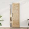 vidaXL Sliding Door ORKDAL Brown 61 x 198.5 cm Solid Pine Wood