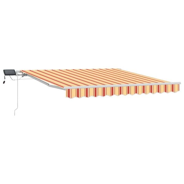 vidaXL Retractable Awning with Manual 350 x 250 cm Fabric