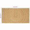 vidaXL Area Rugs Rectangular Brown 80 x 150 cm Jute