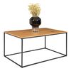 House Nordic Coffee Table Avery Oak and Black