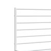 vidaXL Metal Bed Frame without Mattress with Headboard White 193x203cm