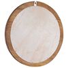 vidaXL Wall Mirror 60 cm Teak Round