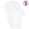 Fruit of the Loom Original T-shirts 5 pcs White 5XL Cotton