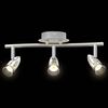 vidaXL Ceiling Spotlight Nickel 36.5 x 10 x 12.5 cm Metal