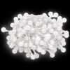 vidaXL Globe Fairy String Lights 20m 200 LED Cold White 8 Function
