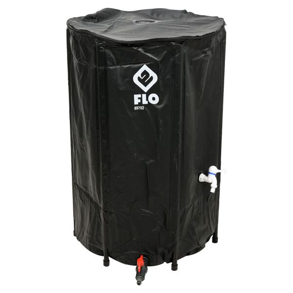 FLO Foldable Rain Tank 250 L Black