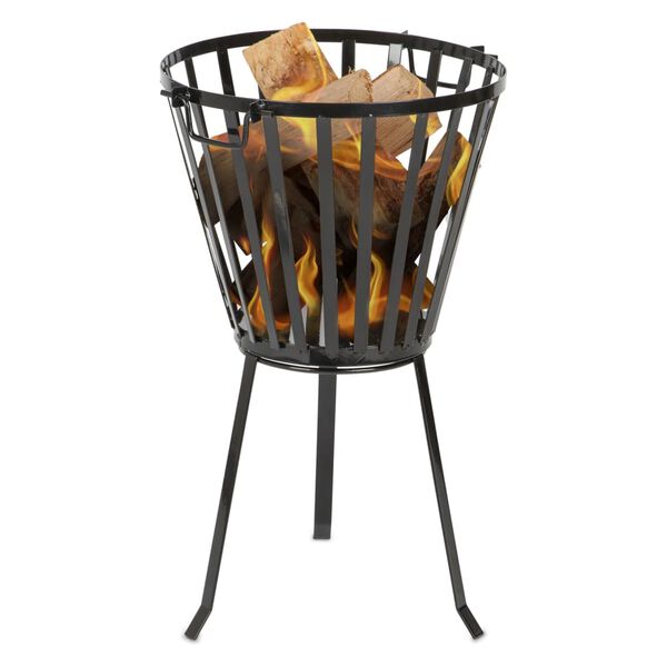 Practo Garden Fire Pit 35 cm Black