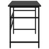 vidaXL Computer Desk Black 105x55x72 cm MDF and Metal