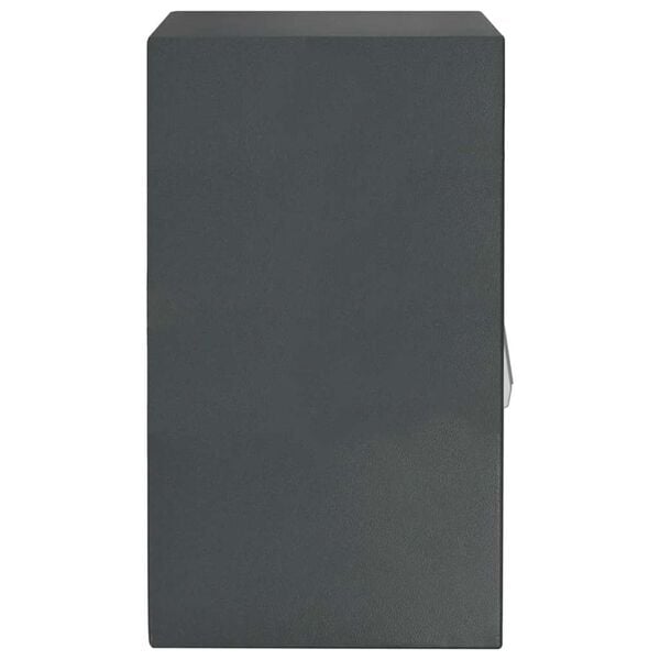 vidaXL Digital Safe with Lock Dark grey 40 x 35 x 60 cm Steel