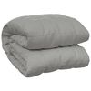 vidaXL Weighted Blanket Grey 135x200 cm Single 10 kg Fabric