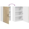 vidaXL Kitchen Cabinet with Storage Kalmar Sonoma Oak 50 x 31 x 80 cm