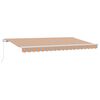 vidaXL Retractable Awning Multicolour 400 x 200 cm Fabric