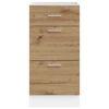 vidaXL Bottom Cabinet Lyon Artisan Oak 40x46x81.5 cm Engineered Wood