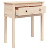 vidaXL Console Table 70x35x75 cm Solid Wood Pine