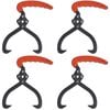 vidaXL 4 pcs Log Tongs with PVC Handle