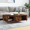 vidaXL Coffee Table Smoked Oak 104x60x35 cm Engineered Wood