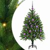 vidaXL Christmas Tree with 150 LEDs with Stand Green 120 cm PE