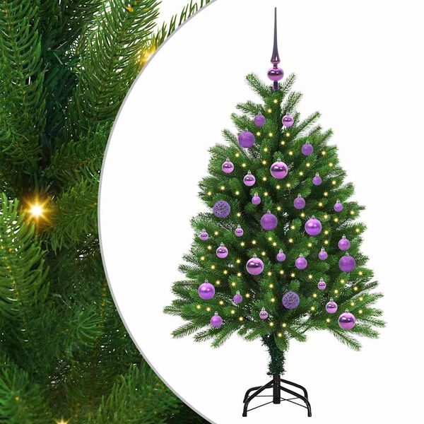 vidaXL Christmas Tree with 150 LEDs with Stand Green 120 cm PE