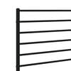 vidaXL Metal Replace Headboard Black 100 cm